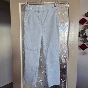 Jules & Leopold Blue & White striped pants with pockets - Size S